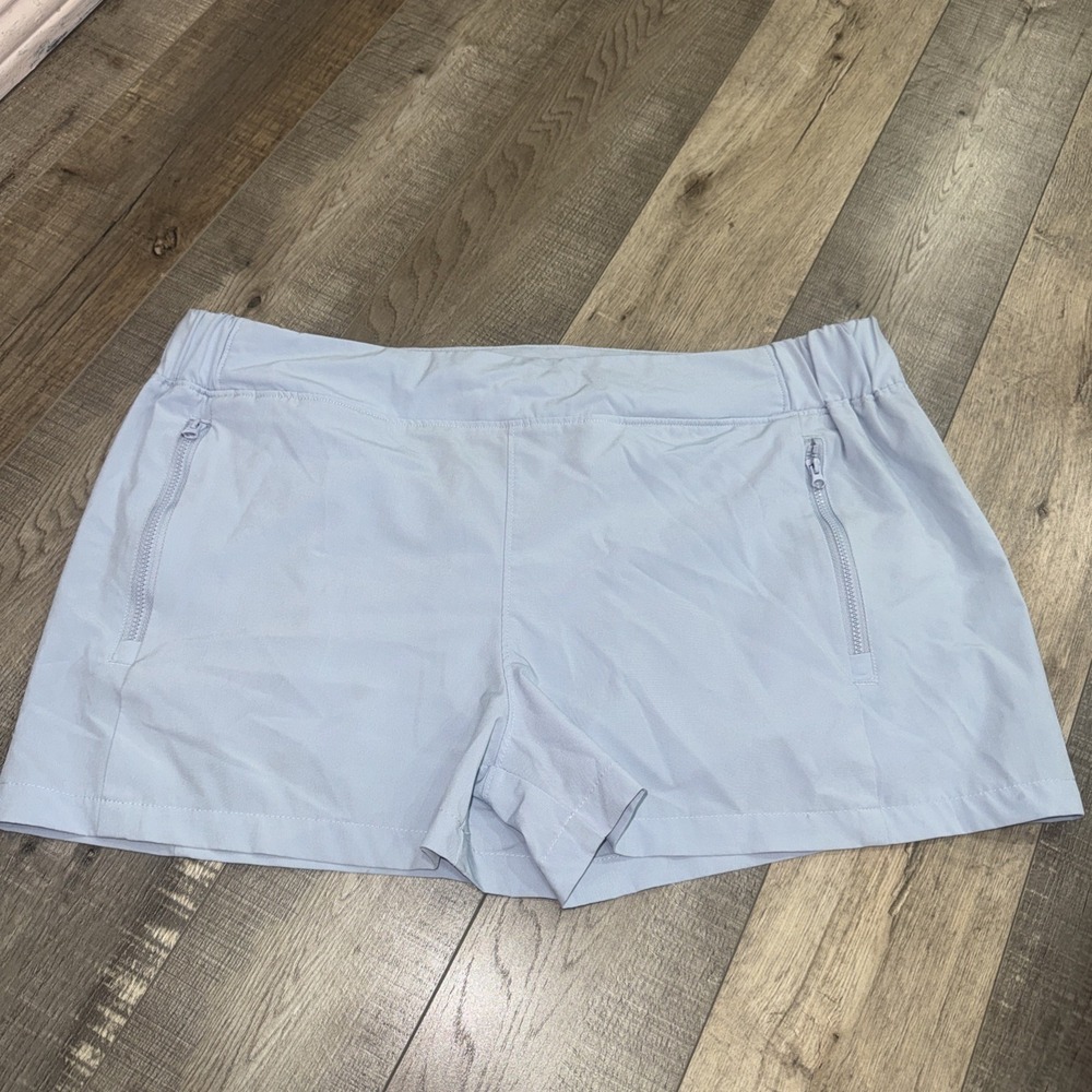 Womens Reel Legends Fishing Shorts Baby Blue Size L